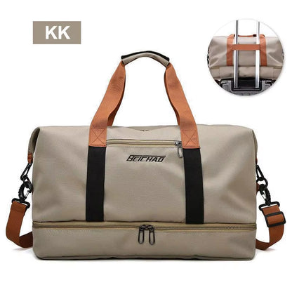Travel Gym Bag Short-Distance Luggage Portable Fitness Bags Shoulder Crossbody Chest Bag Handbags Duffle Carry on Weekender Bag