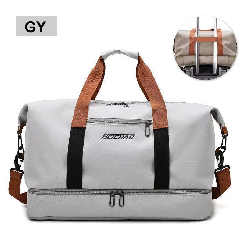 Travel Gym Bag Short-Distance Luggage Portable Fitness Bags Shoulder Crossbody Chest Bag Handbags Duffle Carry on Weekender Bag